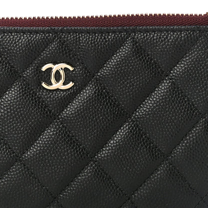 Chanel Caviar Quilted Small Cosmetic Case Black 7 of 10