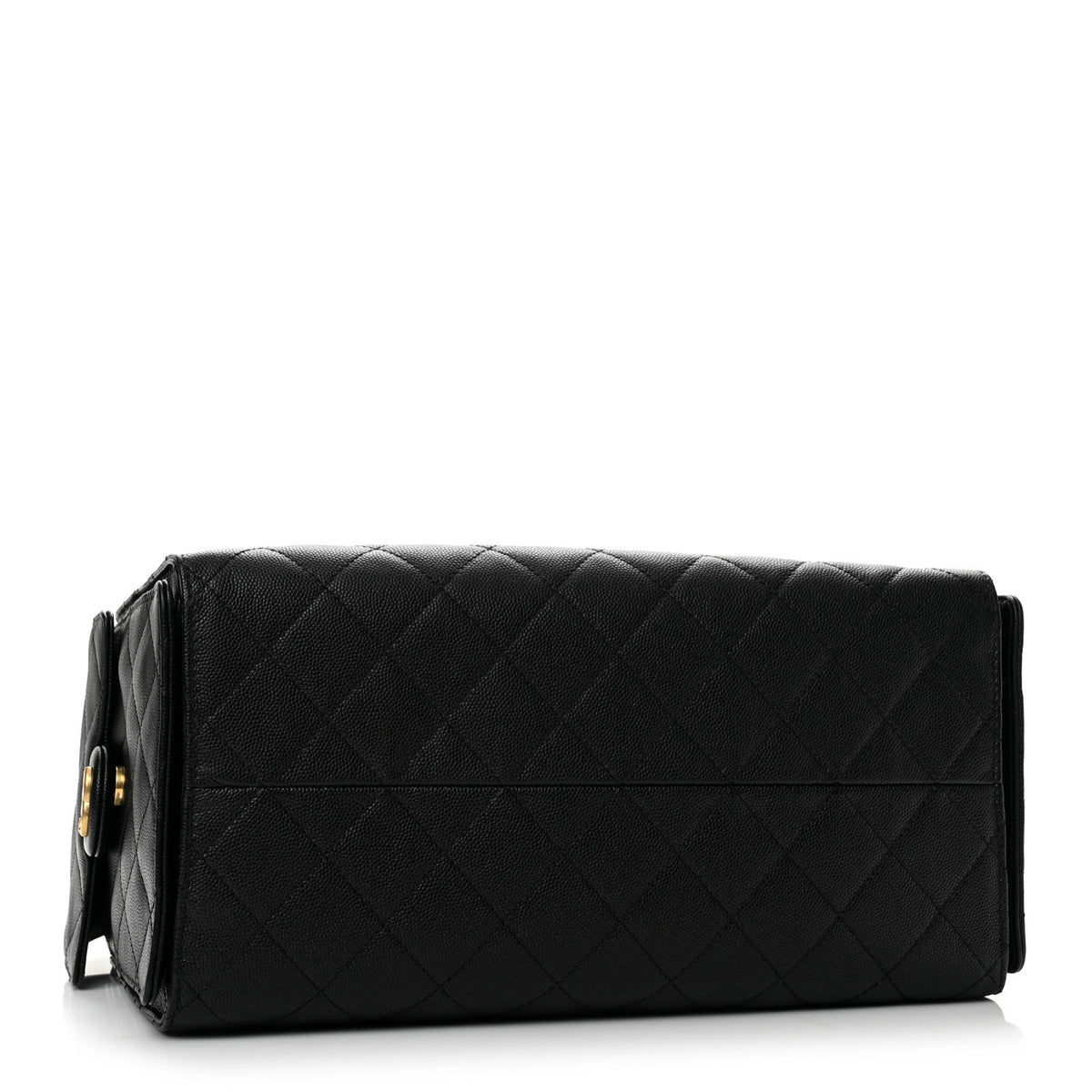 Caviar Quilted Medium Chanel 25 Handbag Black
