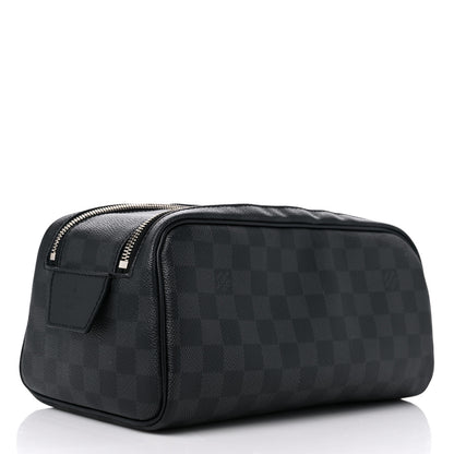 Louis Vuitton Damier Graphite Dopp Kit Toilet Pouch 3 of 14