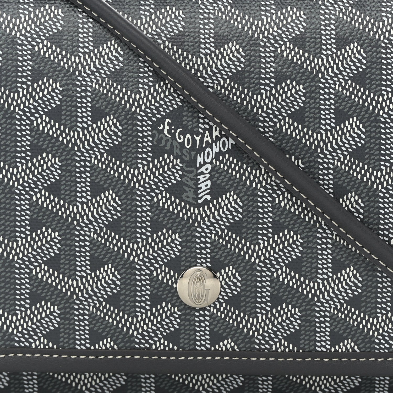 Goyard Goyardine Plumet Wallet Clutch Grey 8 of 10