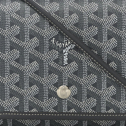 Goyard Goyardine Plumet Wallet Clutch Grey 8 of 10
