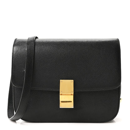 Celine Goatskin Medium Classic Box Flap Bag Black 1 of 10