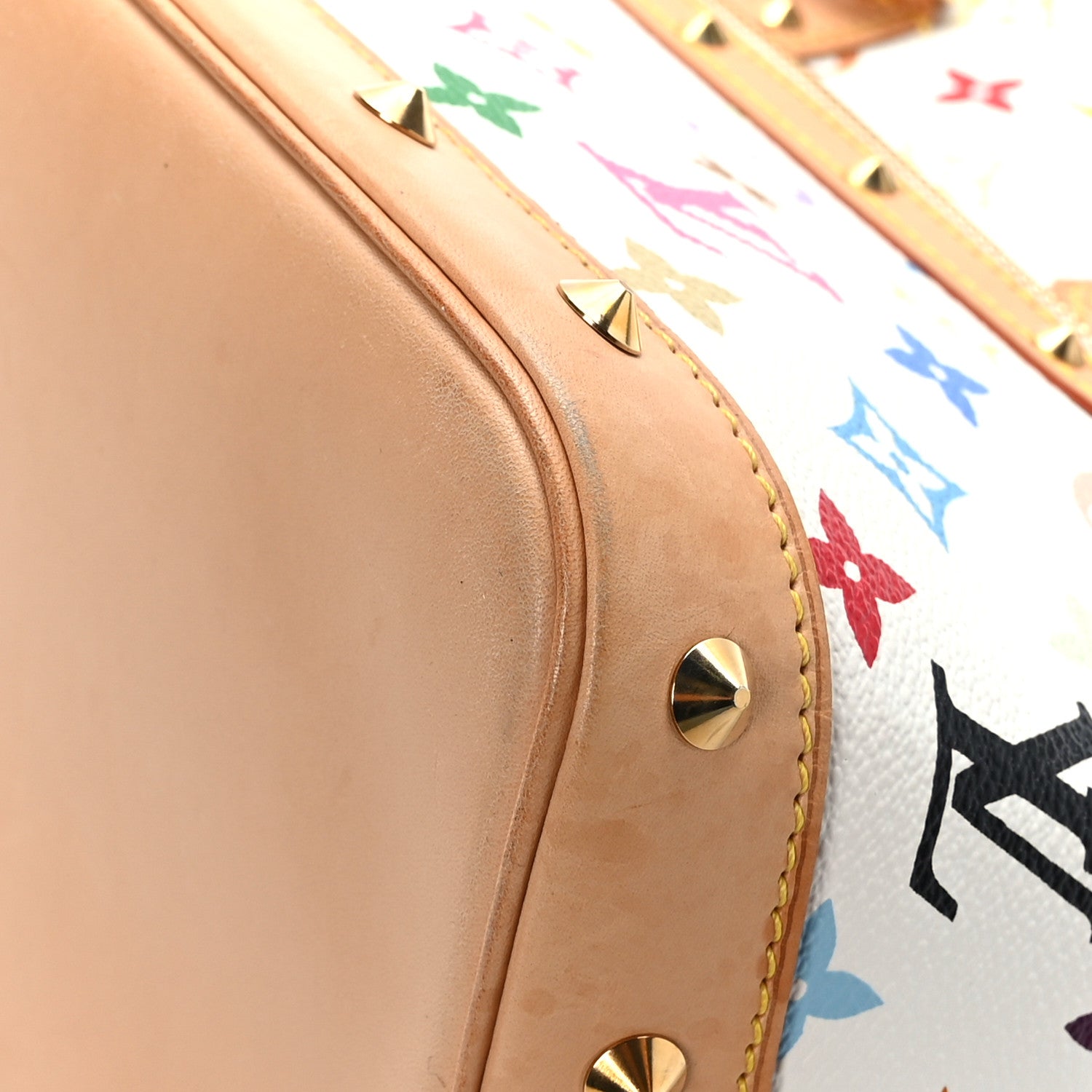 Louis Vuitton Monogram Multicolor Alma White 11 of 12