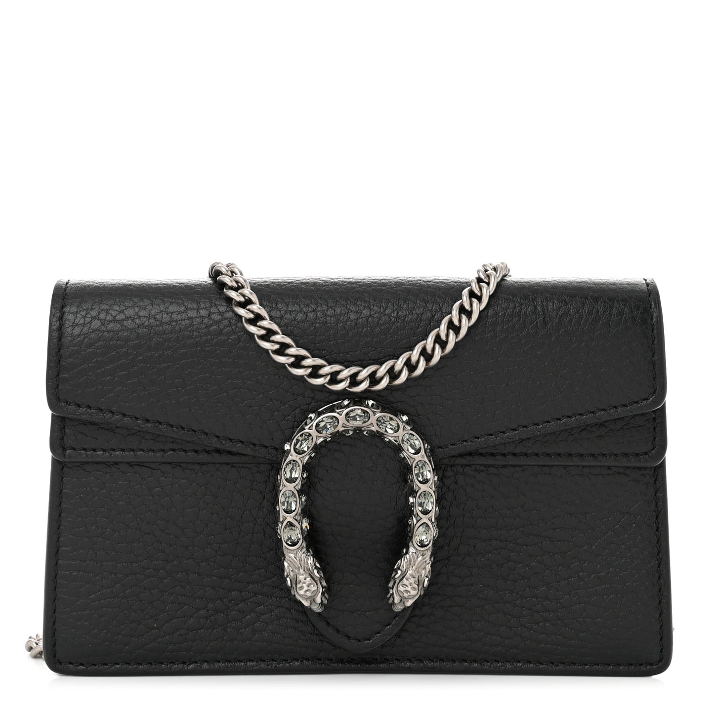 Calfskin Super Mini Dionysus Shoulder Bag Black