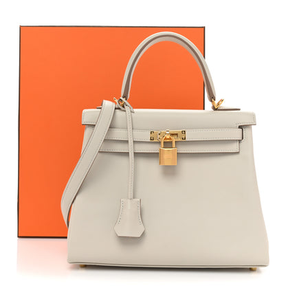 Hermes Swift Kelly Retourne 25 Gris Perle 9 of 9