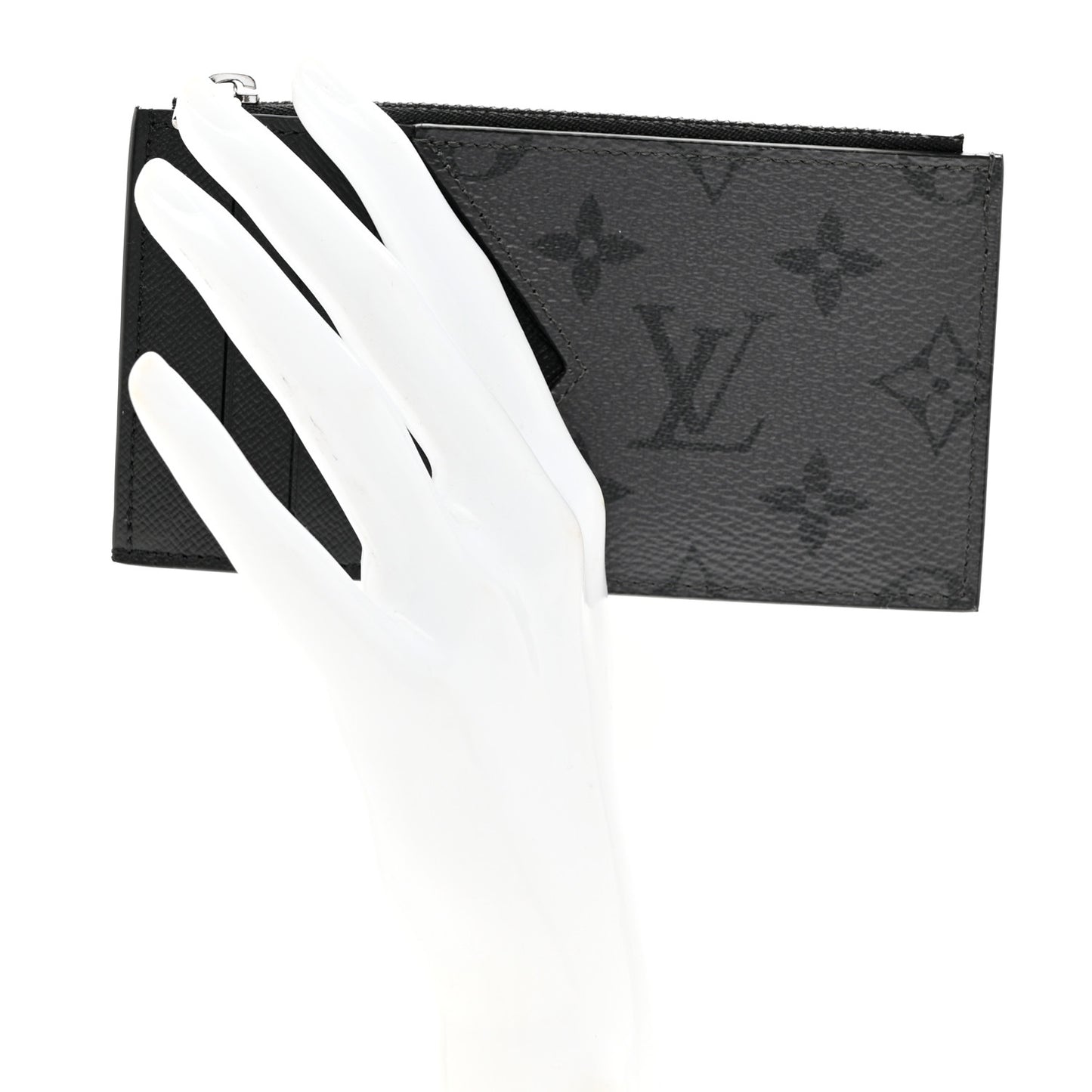 Reverse Monogram Eclipse Taiga Coin Card Holder