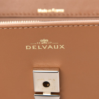 Delvaux Calfskin MM Tempete Satchel Camel 6 of 11