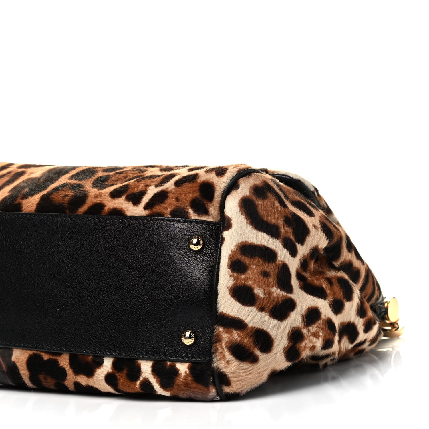 Dolce & Gabbana Calf Hair Leopard Print Large Miss Sicily Satchel Naturale 9 of 9