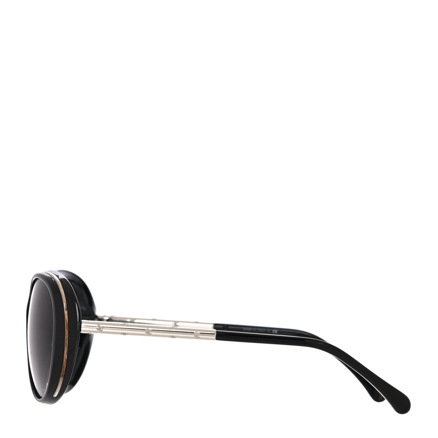 Acetate Butterfly CC Sunglasses 6037 Black