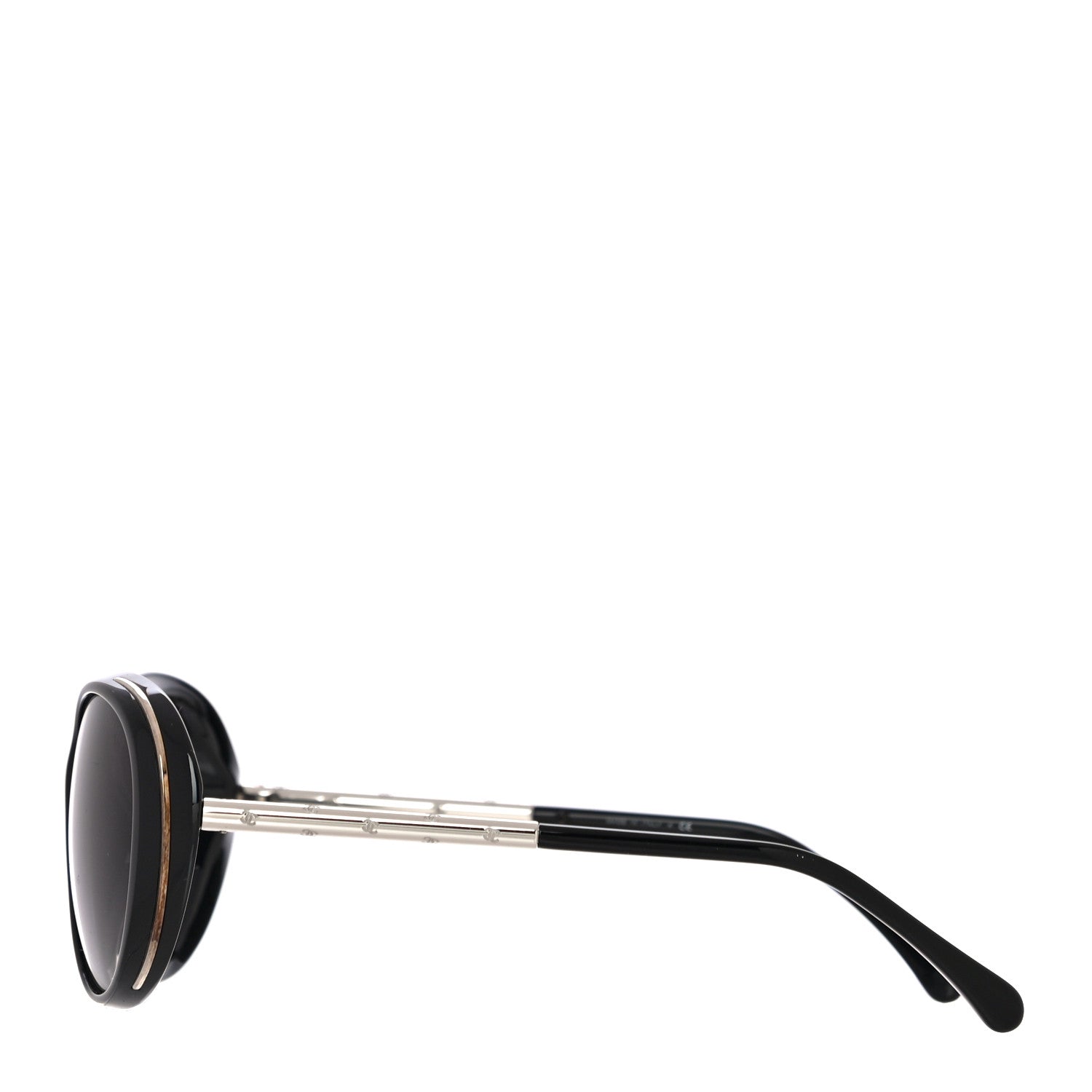 Chanel Acetate Butterfly CC Sunglasses 6037 Black 2 of 7