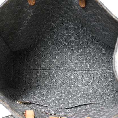 Louis Vuitton Monogram Denim Onthego MM Washed Grey 5 of 10
