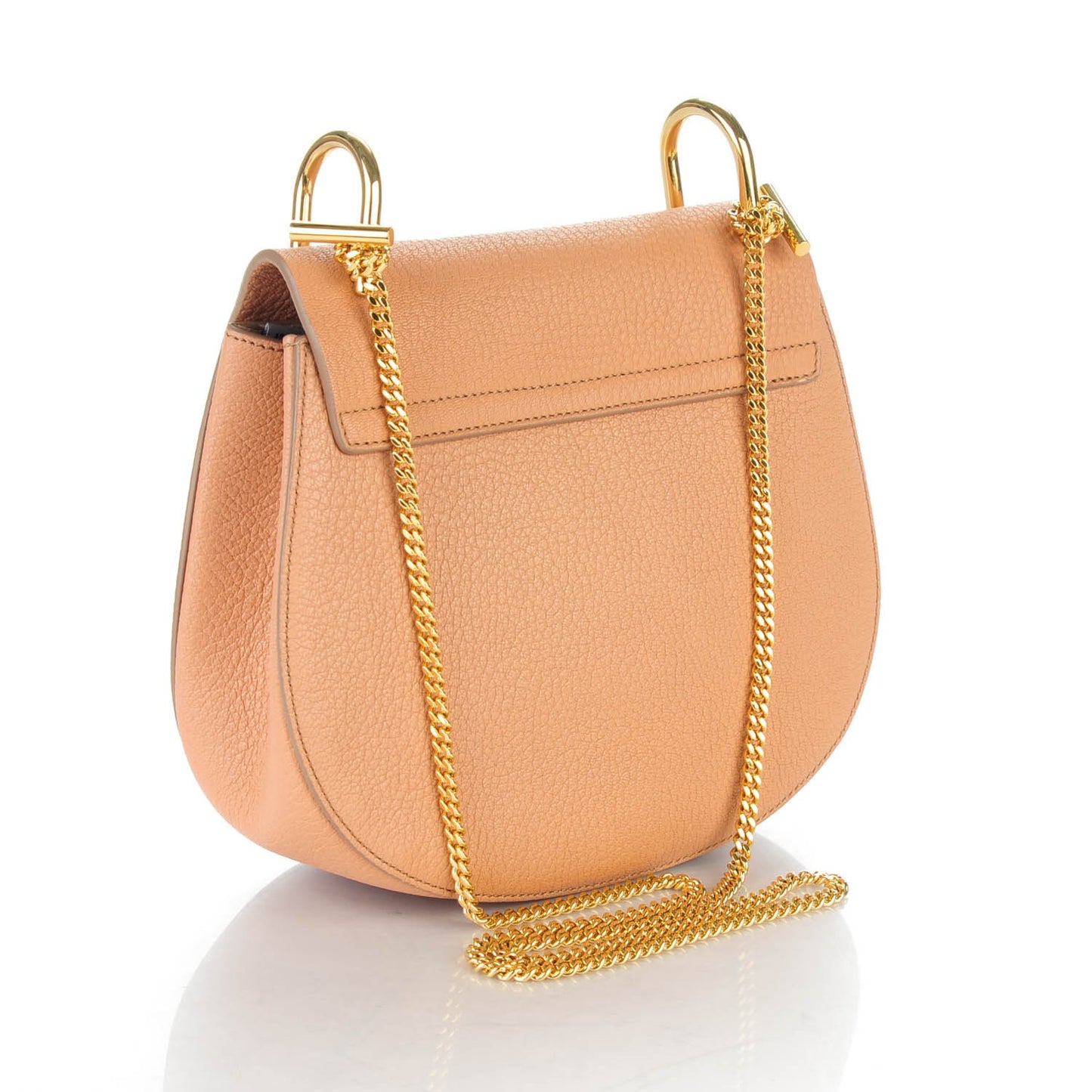 Grained Lambskin Drew Shoulder Bag Misty Rose