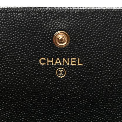Chanel Caviar Quilted Long Boy Flap Wallet Black 6 of 8