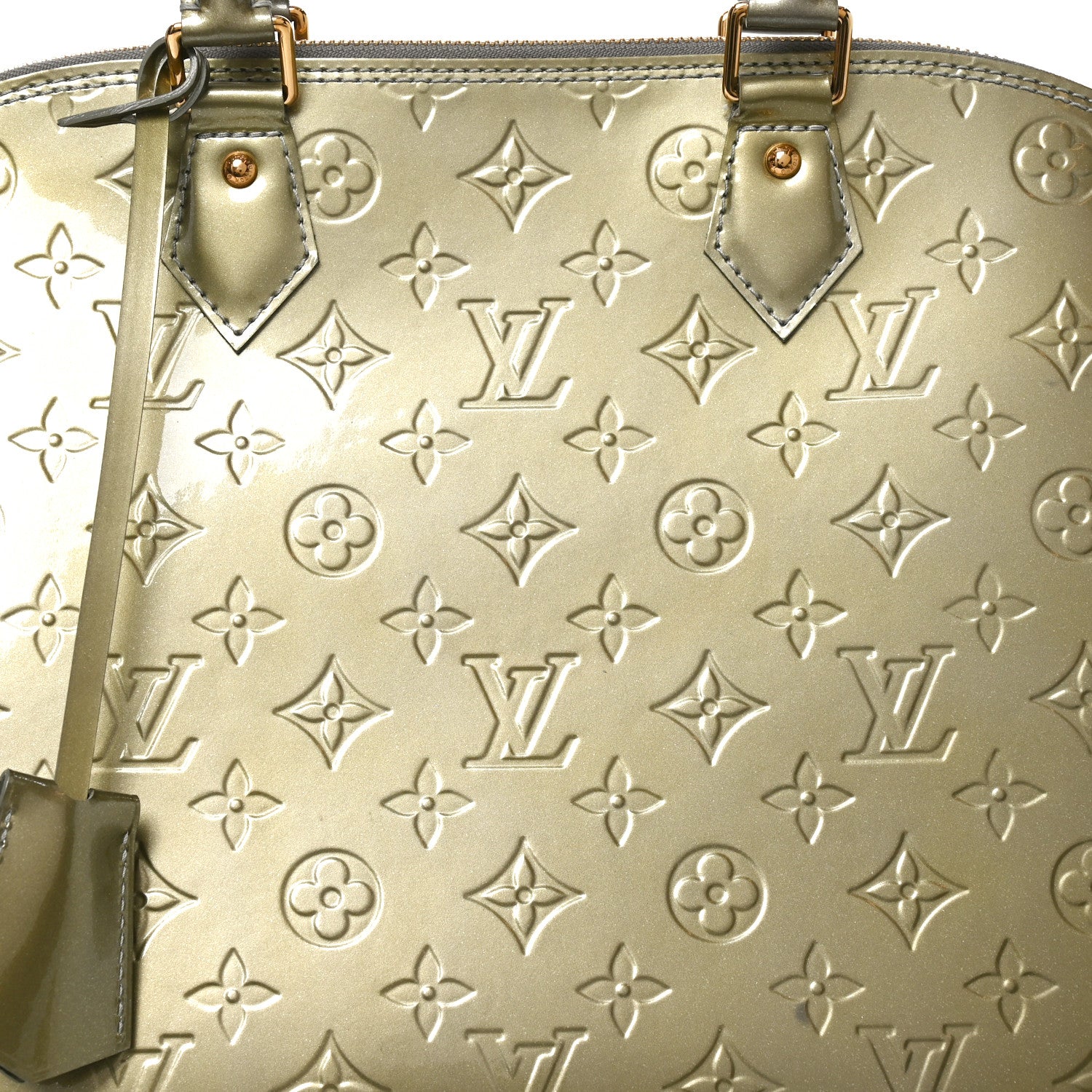 Louis Vuitton Vernis Alma MM Givre 7 of 9