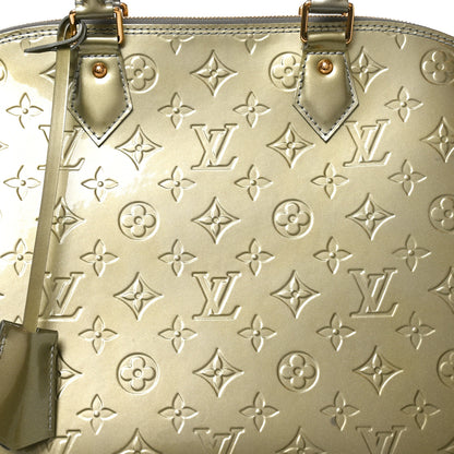 Louis Vuitton Vernis Alma MM Givre 7 of 9