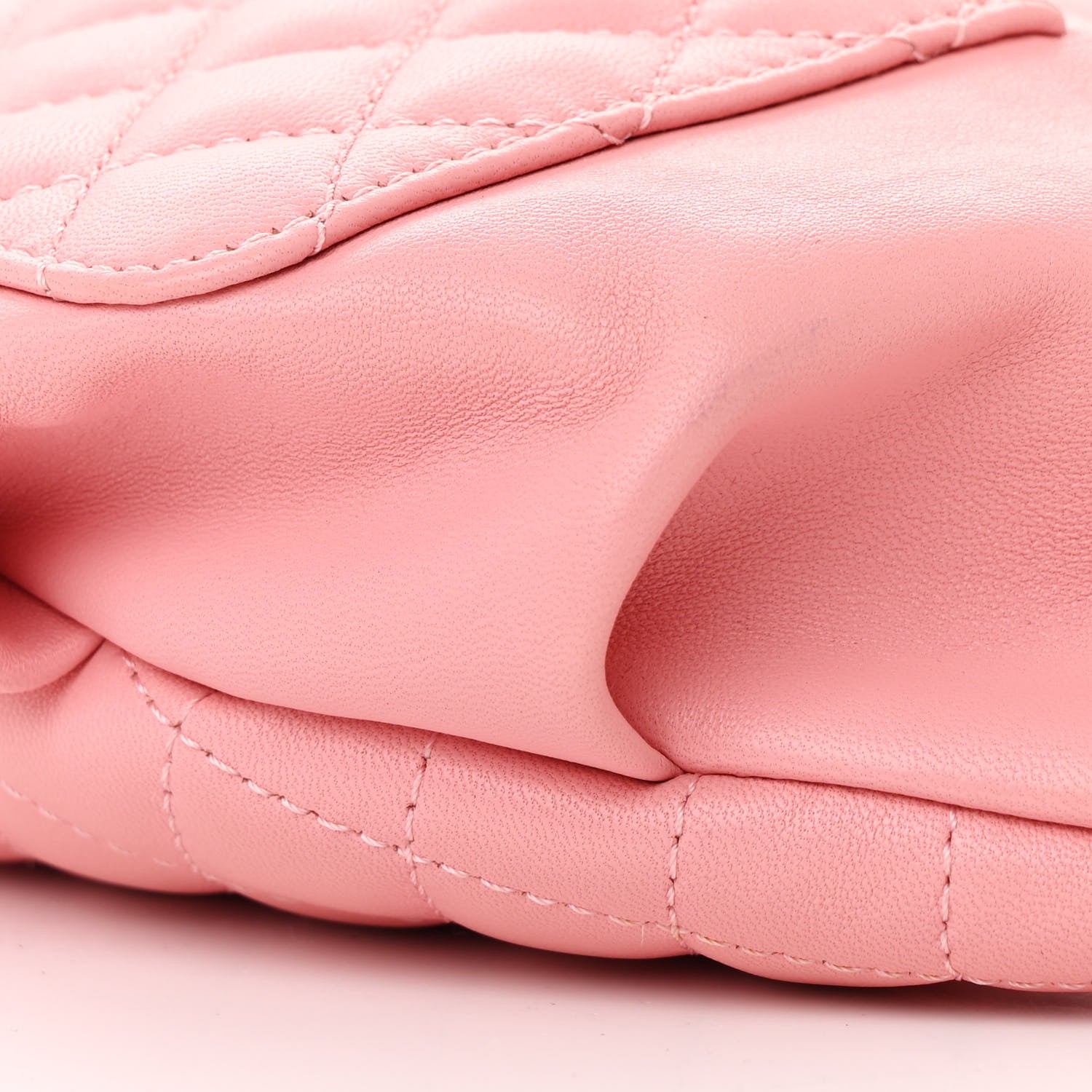 Chanel Lambskin Quilted Bi Waist Bag Fanny Pack Pink 10 of 13