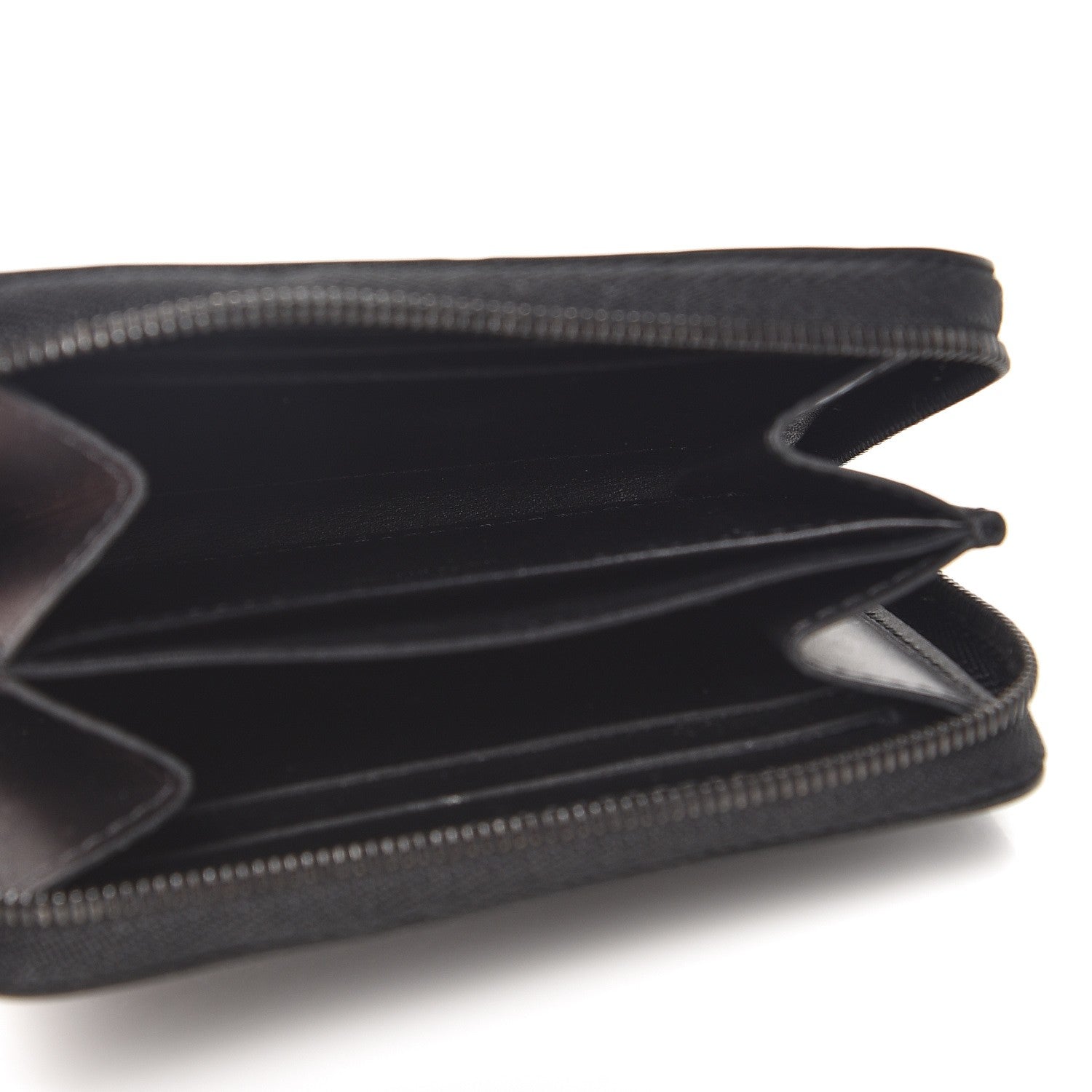 Louis Vuitton Vernis Zippy Coin Purse Wallet Noir Magnetique 6 of 7