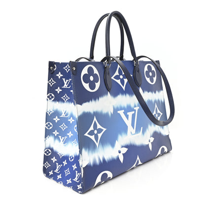 Louis Vuitton Monogram Escale Onthego GM Blue 3 of 9
