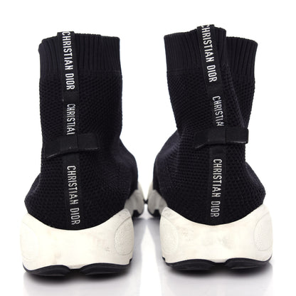 Christian Dior Technical Canvas Fusion High Top Sneakers 36.5 Black 7 of 9