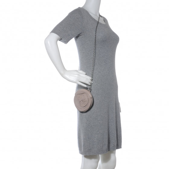 Valentino Garavani Leather Petale Mini Chain Bag Blush 2 of 6