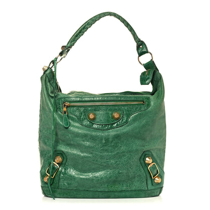 Balenciaga Chevre Giant 21 Gold Hardware Day Hobo Vert Gazon 2 of 17