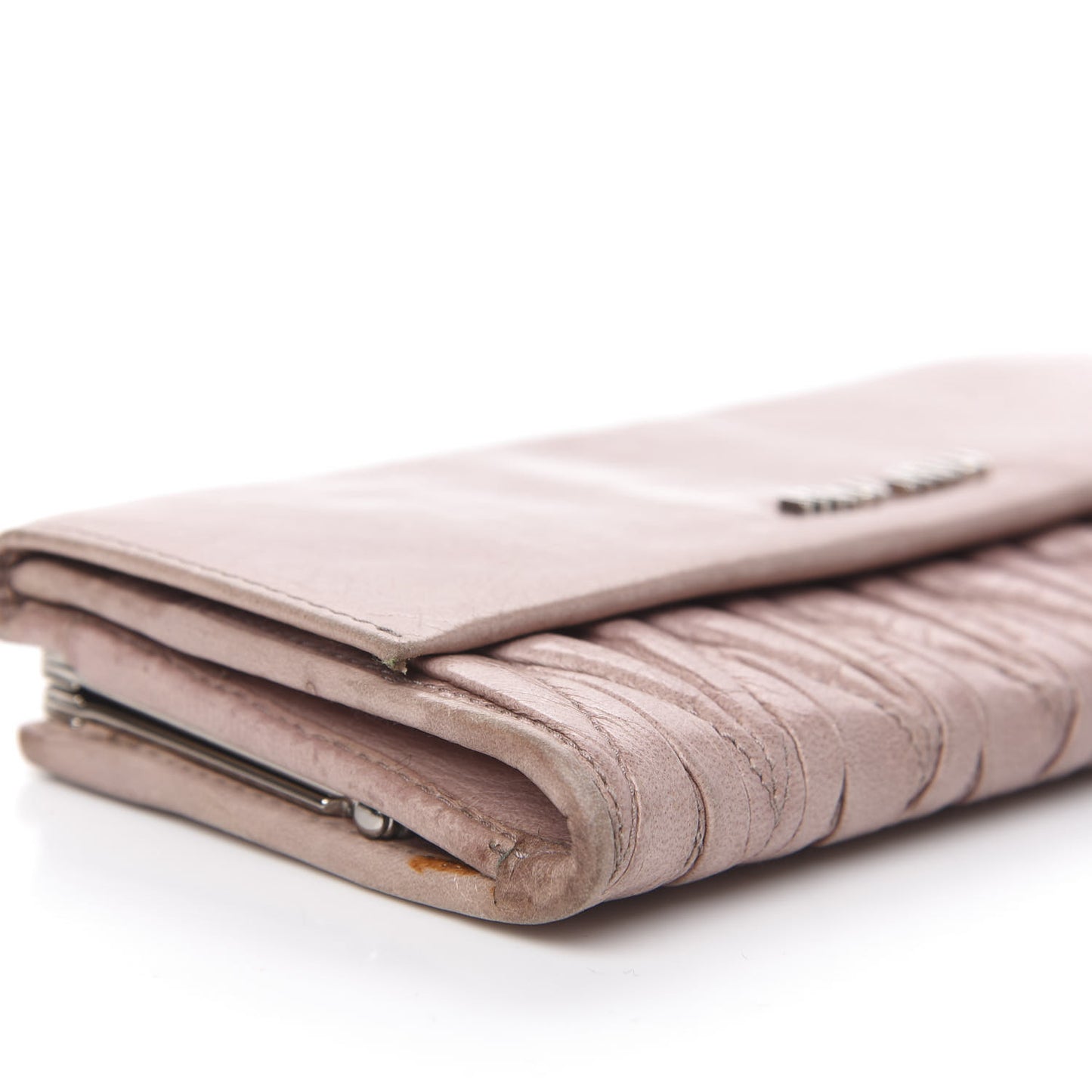 Nappa Matelasse Lux Flap Wallet Mughetto