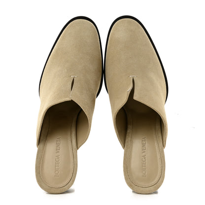 Bottega Veneta Suede Cha Cha Mules 38.5 Beige 2 of 8