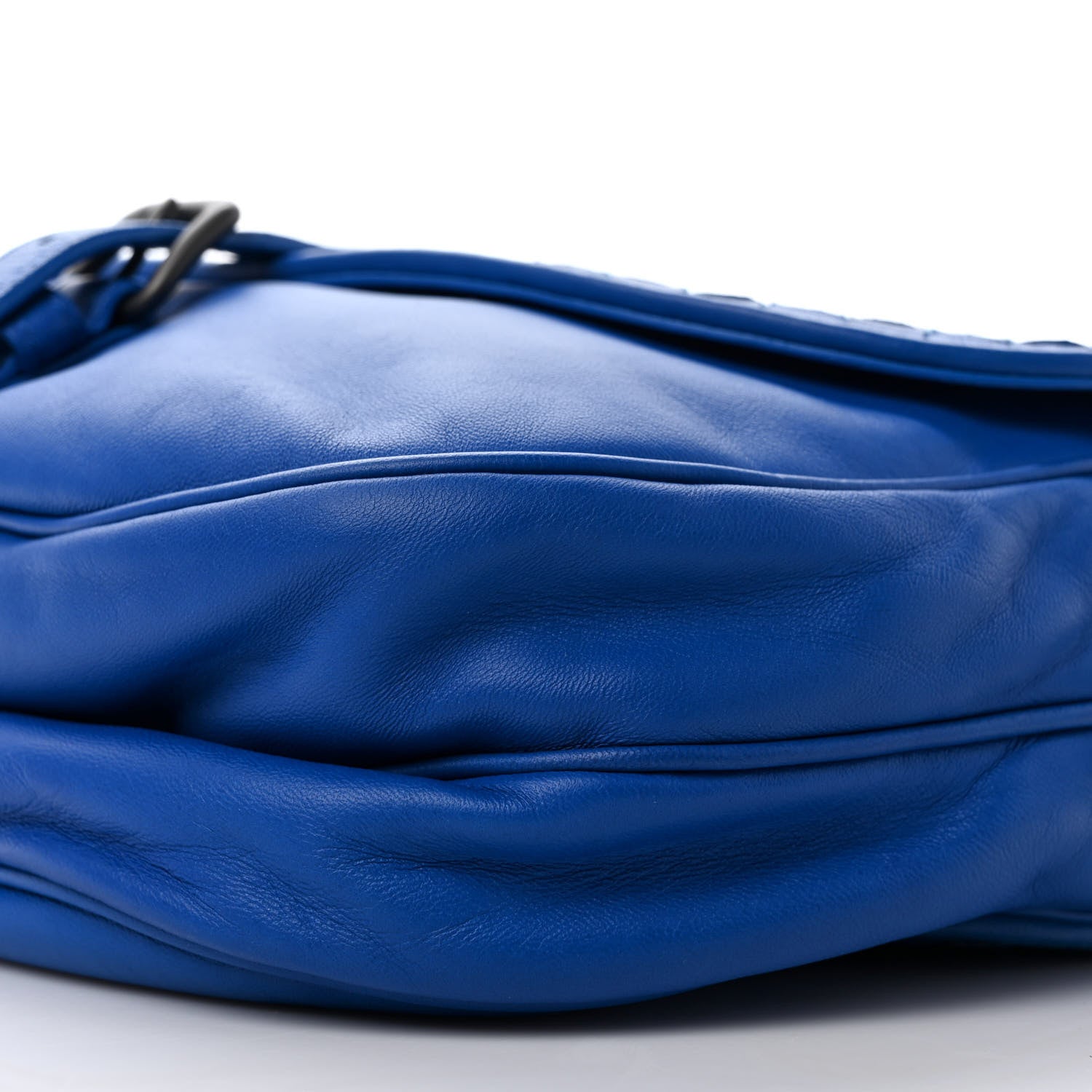 Bottega Veneta Nappa Intrecciato Double Sided Crossbody Bag Signal Blue 7 of 7