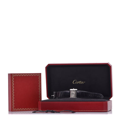 Cartier Stainless Steel Alligator 38mm Tank Divan Automatic Watch 12 of 12