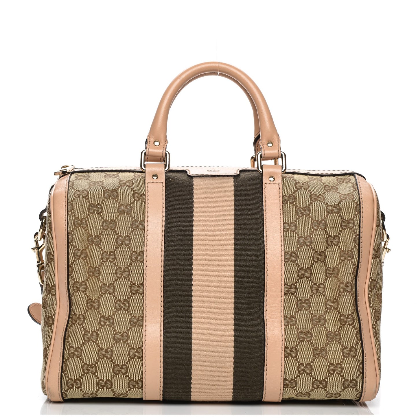 Monogram Vintage Web Medium Boston beige