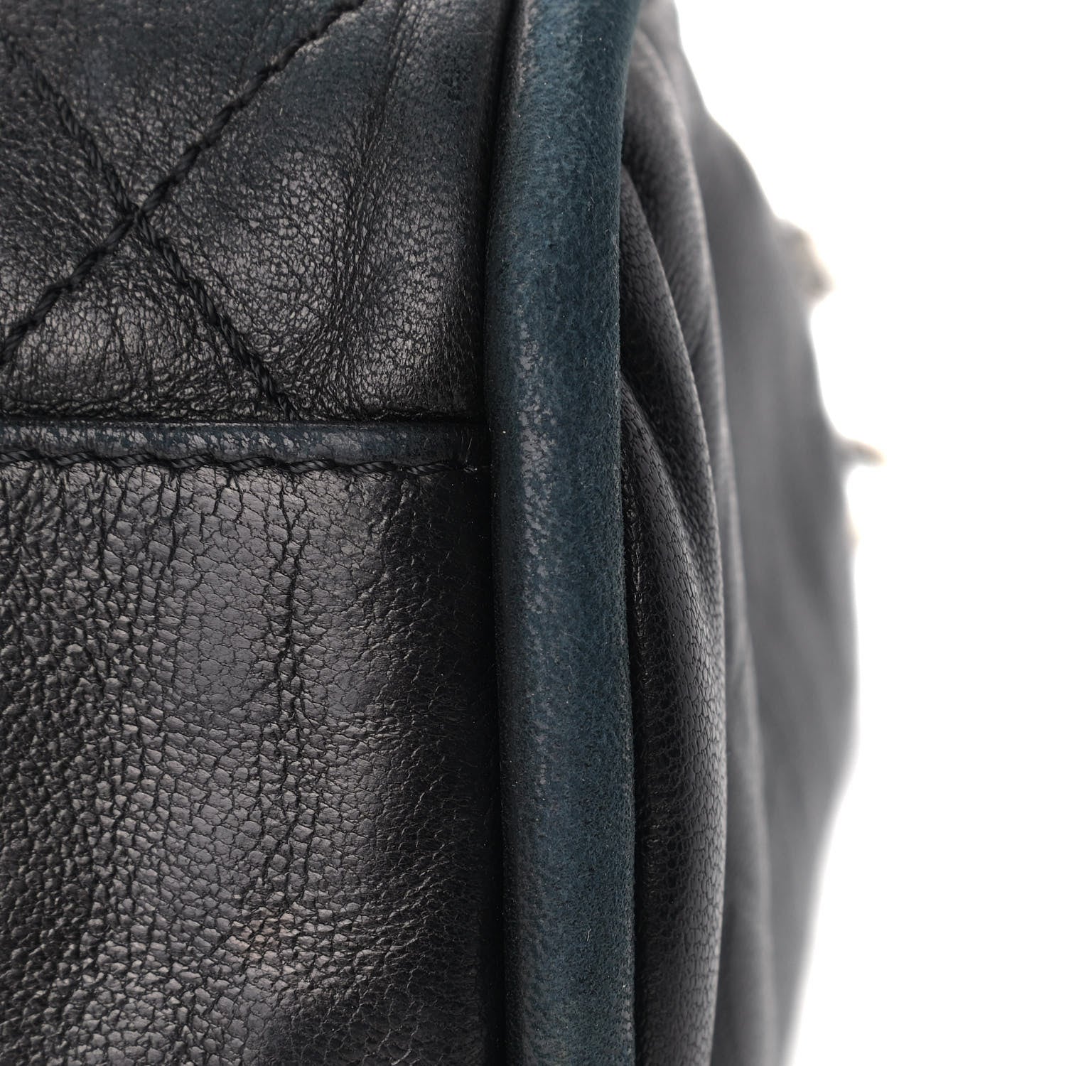 Chanel Lambskin Stitched Medium Ultimate Soft Tote Black 10 of 11