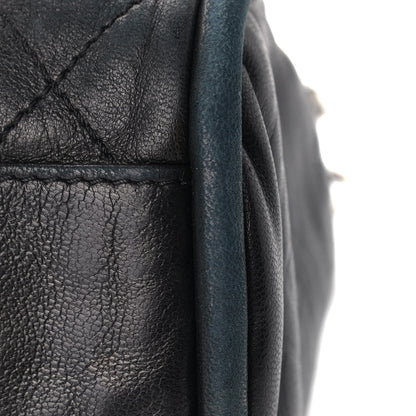 Chanel Lambskin Stitched Medium Ultimate Soft Tote Black 10 of 11