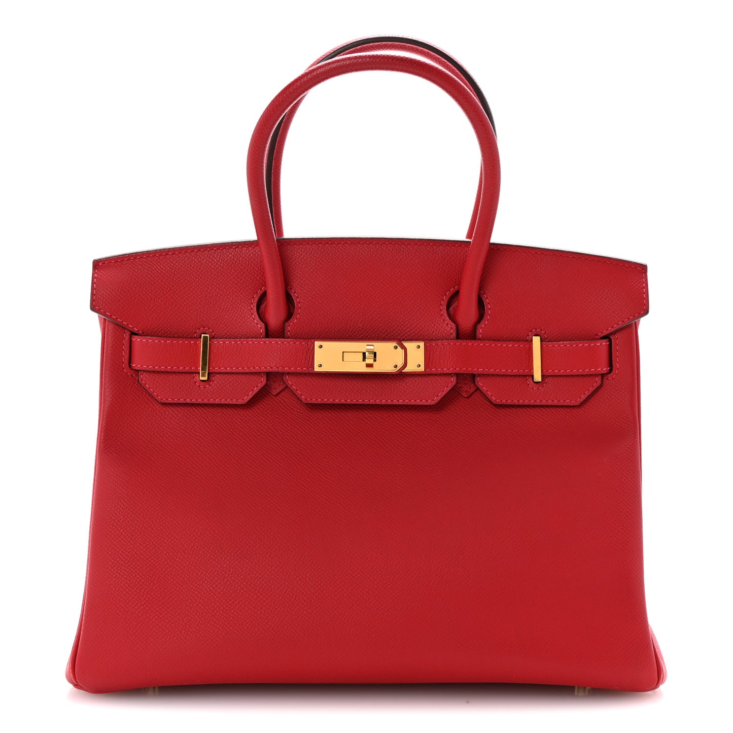 Epsom Birkin 30 Rouge Casaque