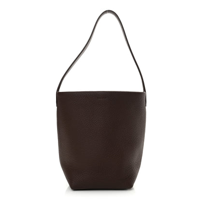 The Row Grained Calfskin Small N/S Park Tote Acajou 1 of 9