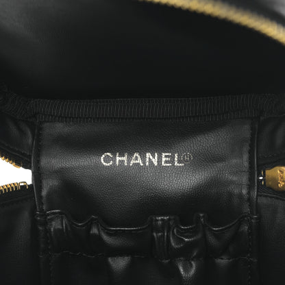 Chanel Patent Timeless Vanity Cosmetic Case Black 5 of 9