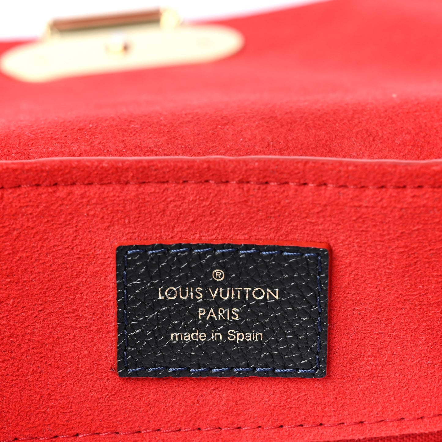 Empreinte Georges MM Marine Rouge