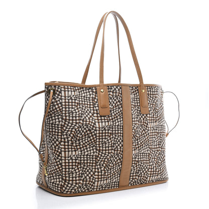 MCM Visetos Large Liz Reversible Shopper Tote Cognac 10 of 15