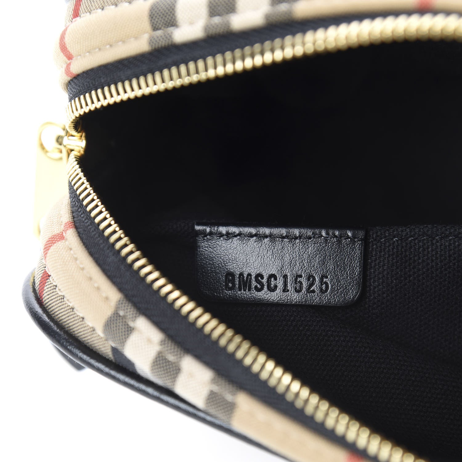 Burberry Calfskin Vintage Check Camera Bag Archive Beige 8 of 9