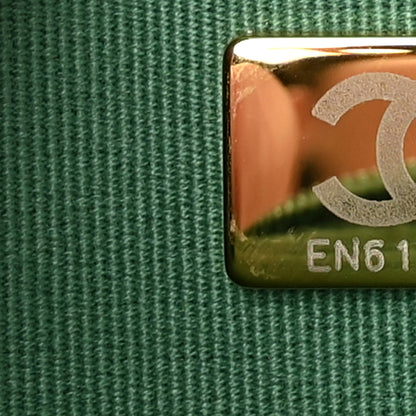 Chanel Lambskin Quilted Trendy CC Wallet On Chain WOC Green 8 of 11