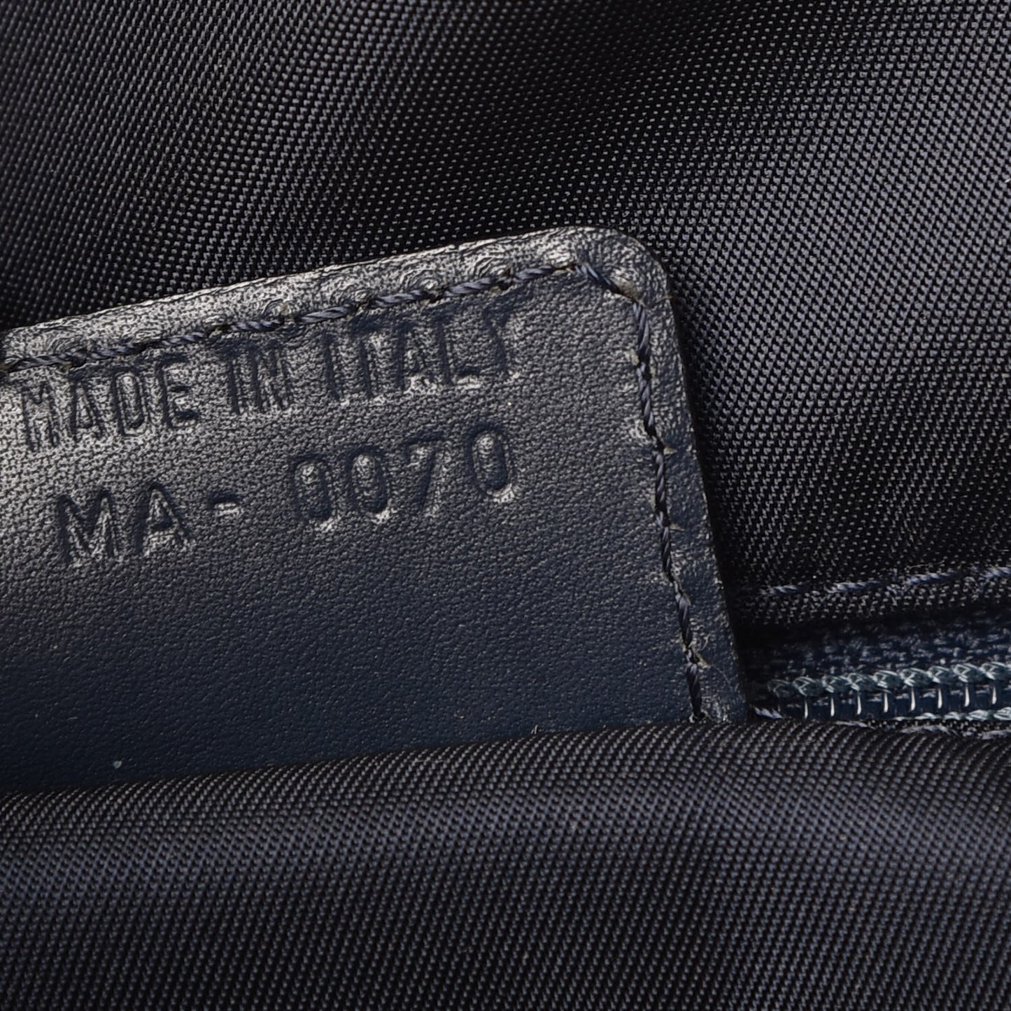 Monogram Saddle Bowler Navy