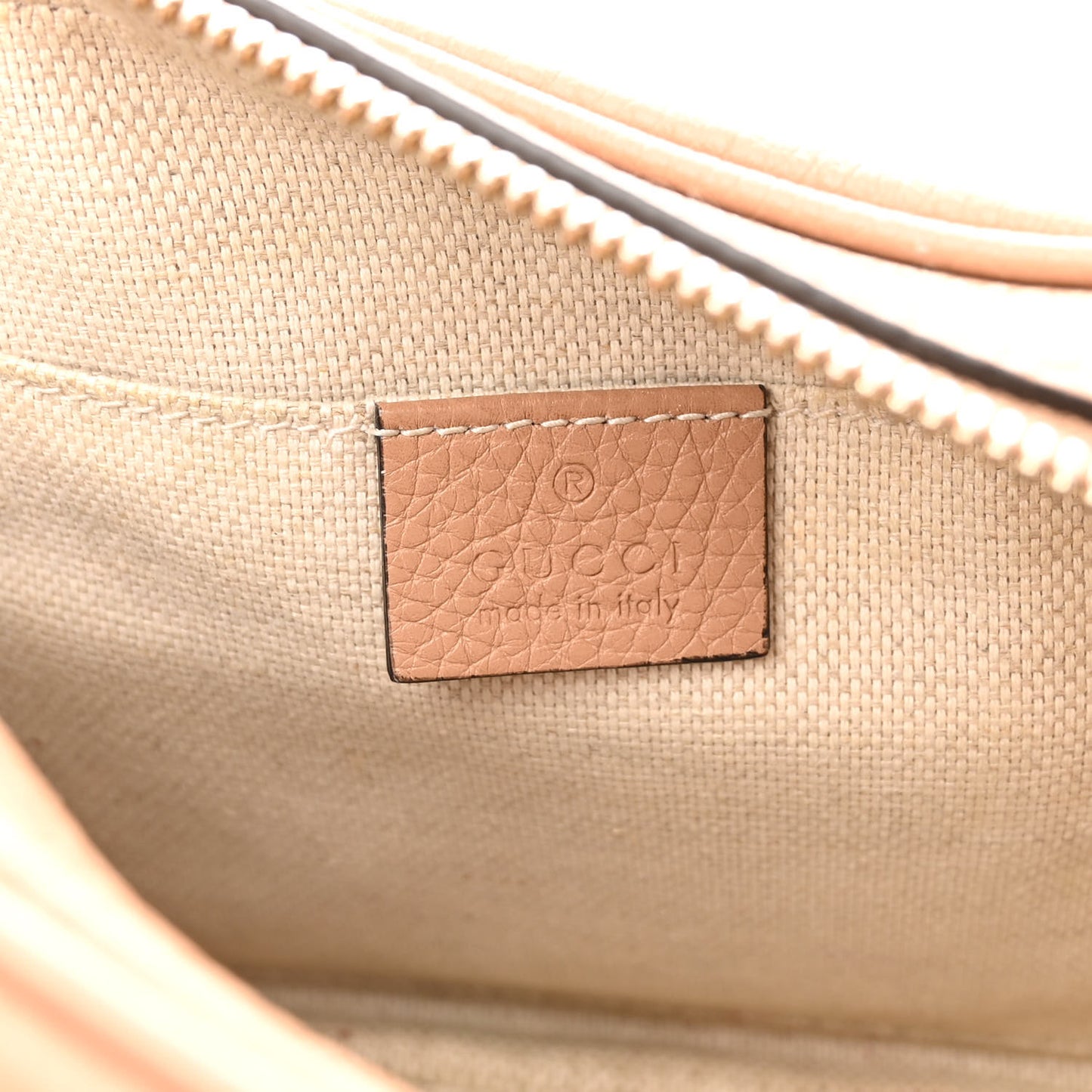 Pebbled Calfskin Small Soho Disco Bag Camelia