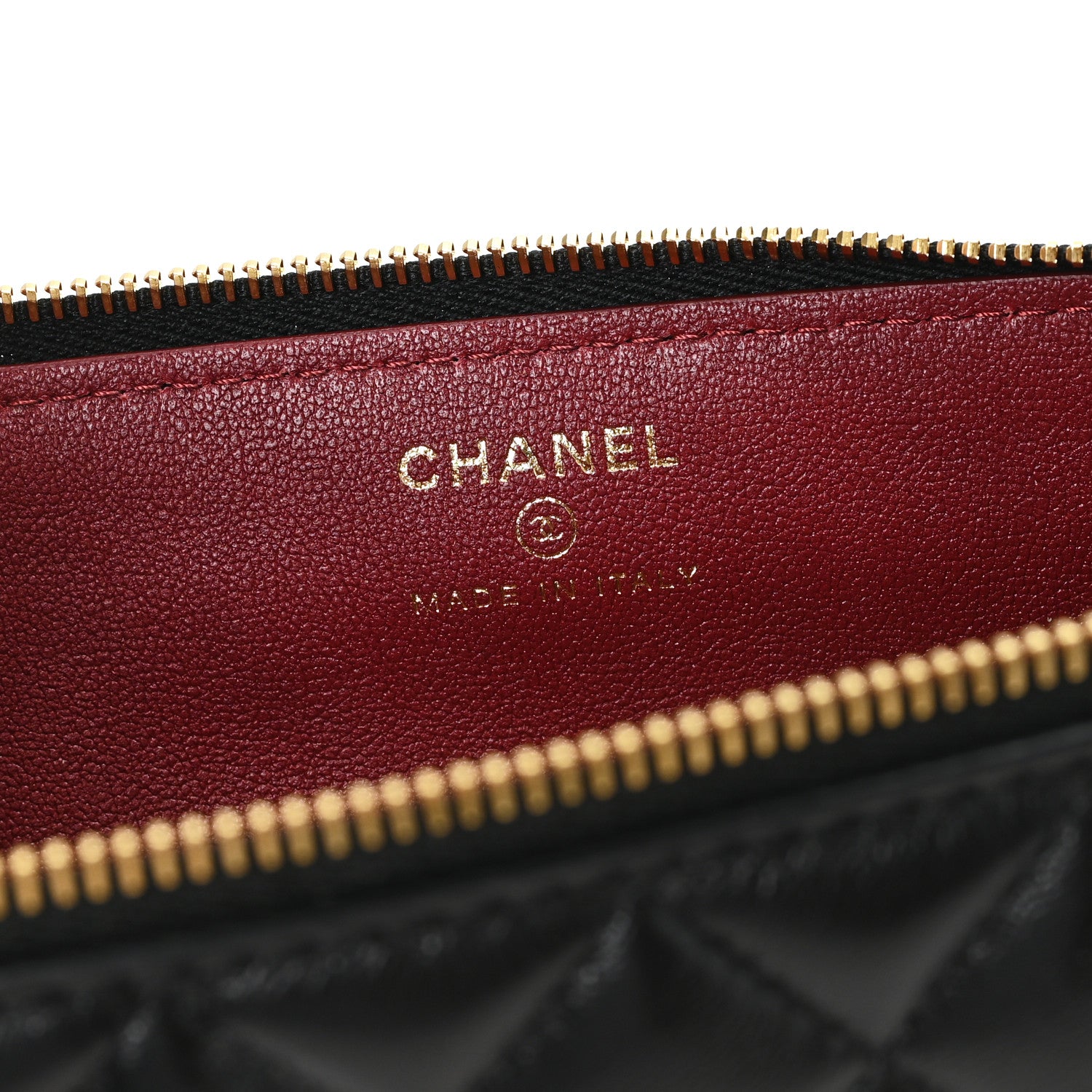 Chanel Lambskin Quilted Pouch Black 6 of 8