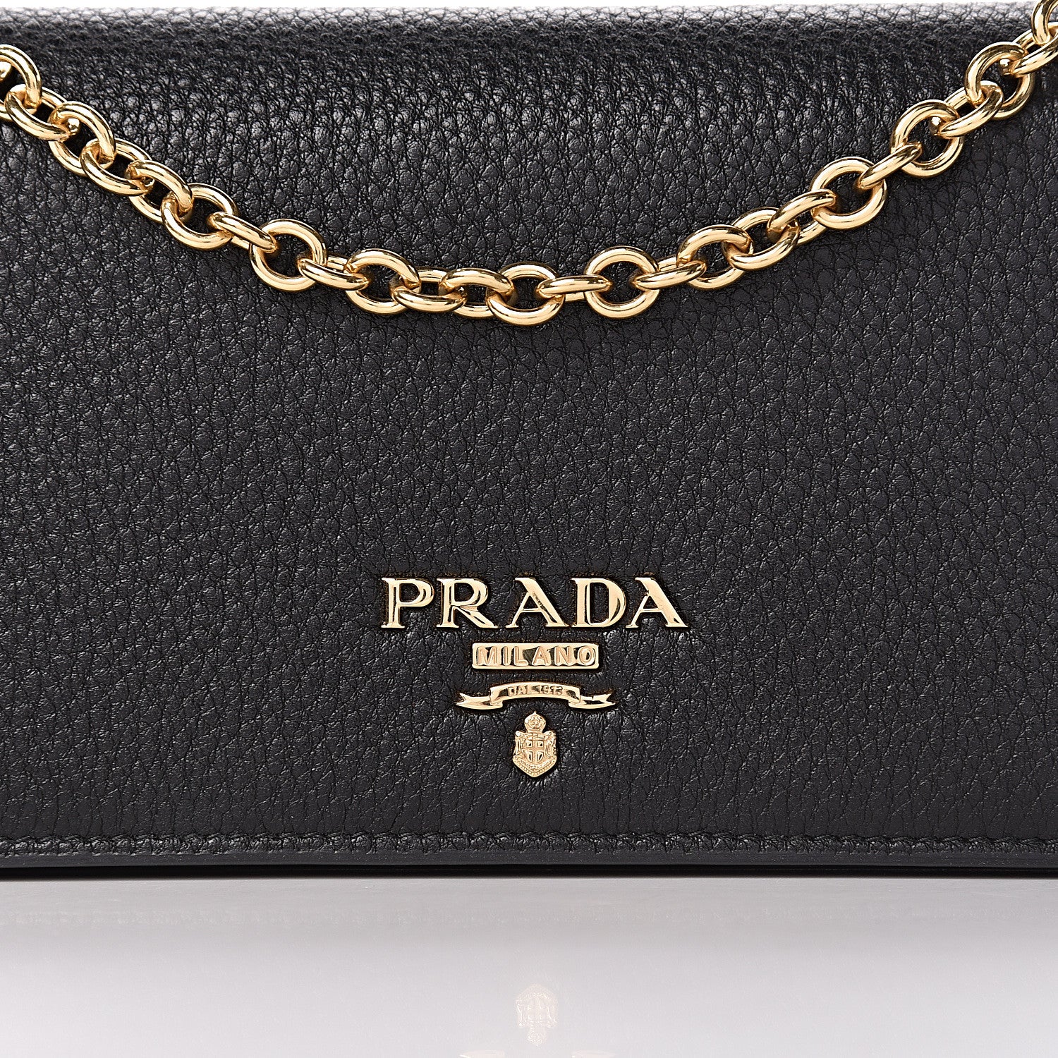 Prada Vitello Daino Mini Crossbody Bag Black 11 of 11