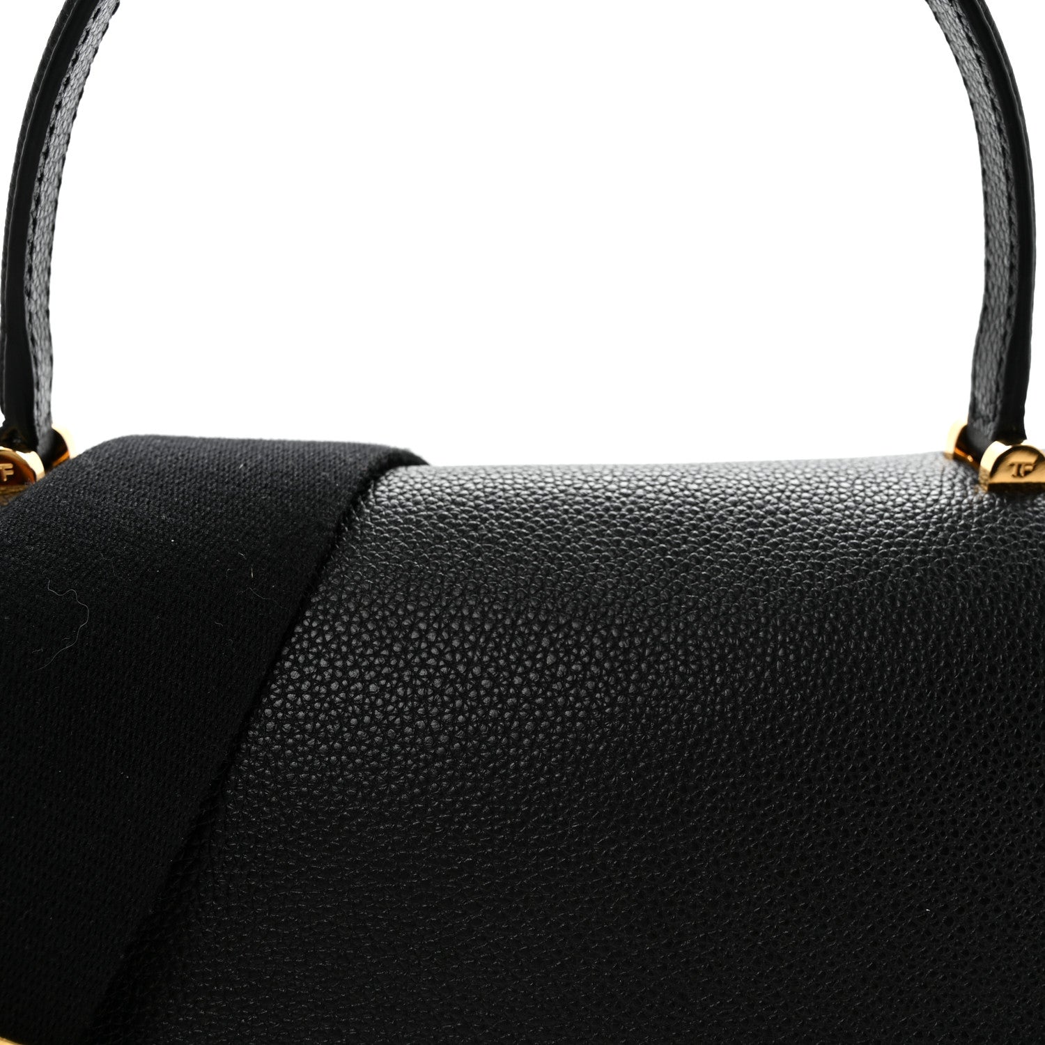 Tom Ford Calfskin Tara Top Handle Bag Black 7 of 9