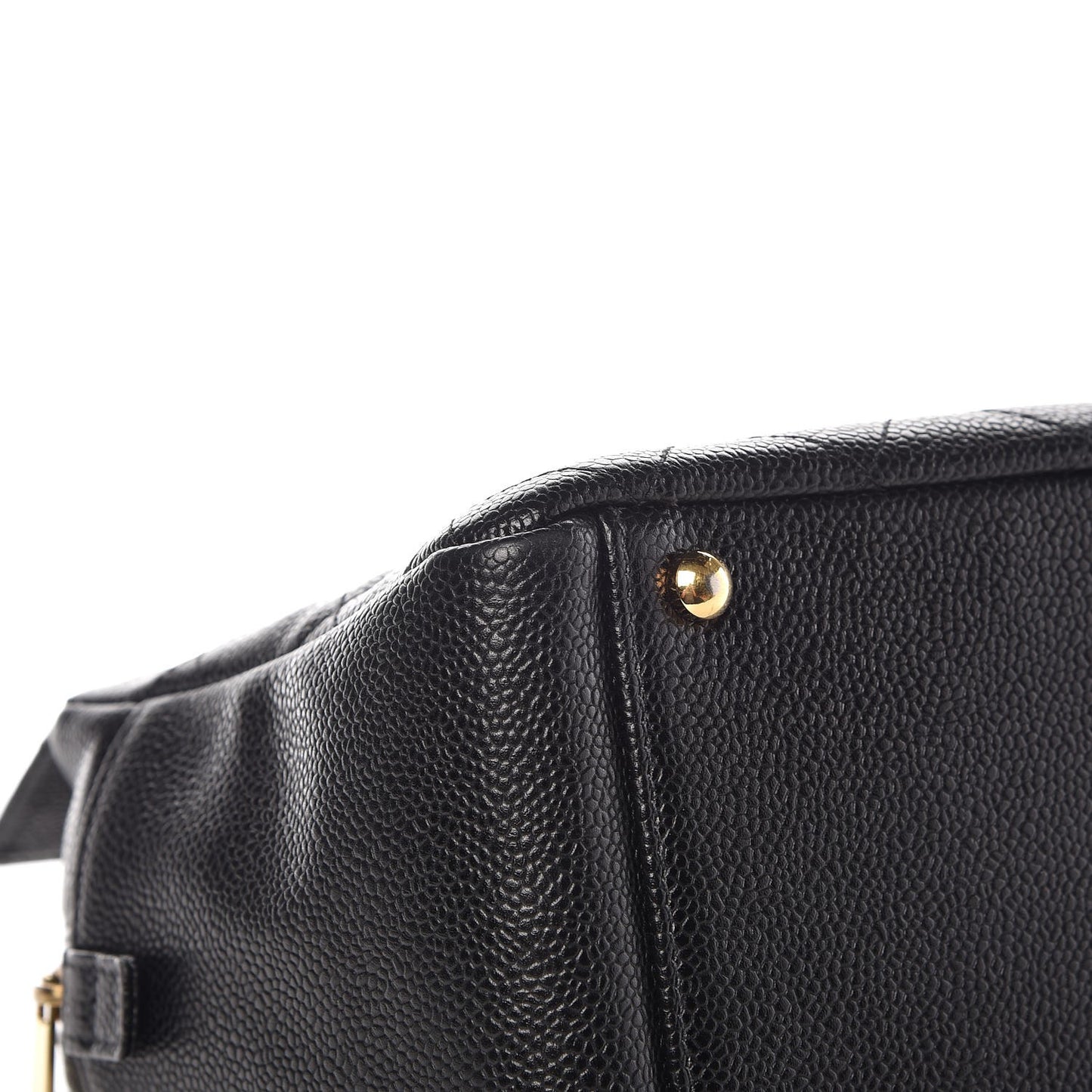 Caviar Quilted Petit Timeless Tote PTT Black