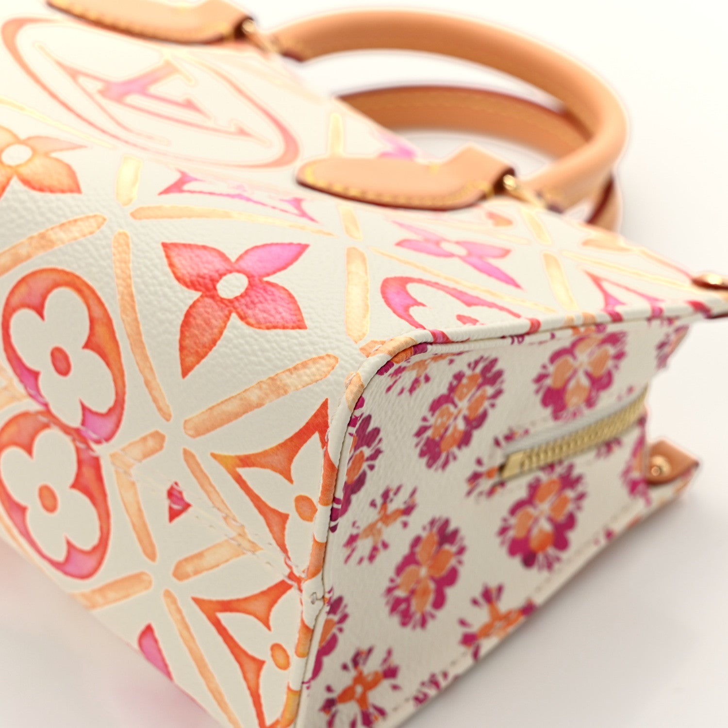 Louis Vuitton Monogram Tiles By The Pool OnTheGo East West Coral 11 of 12