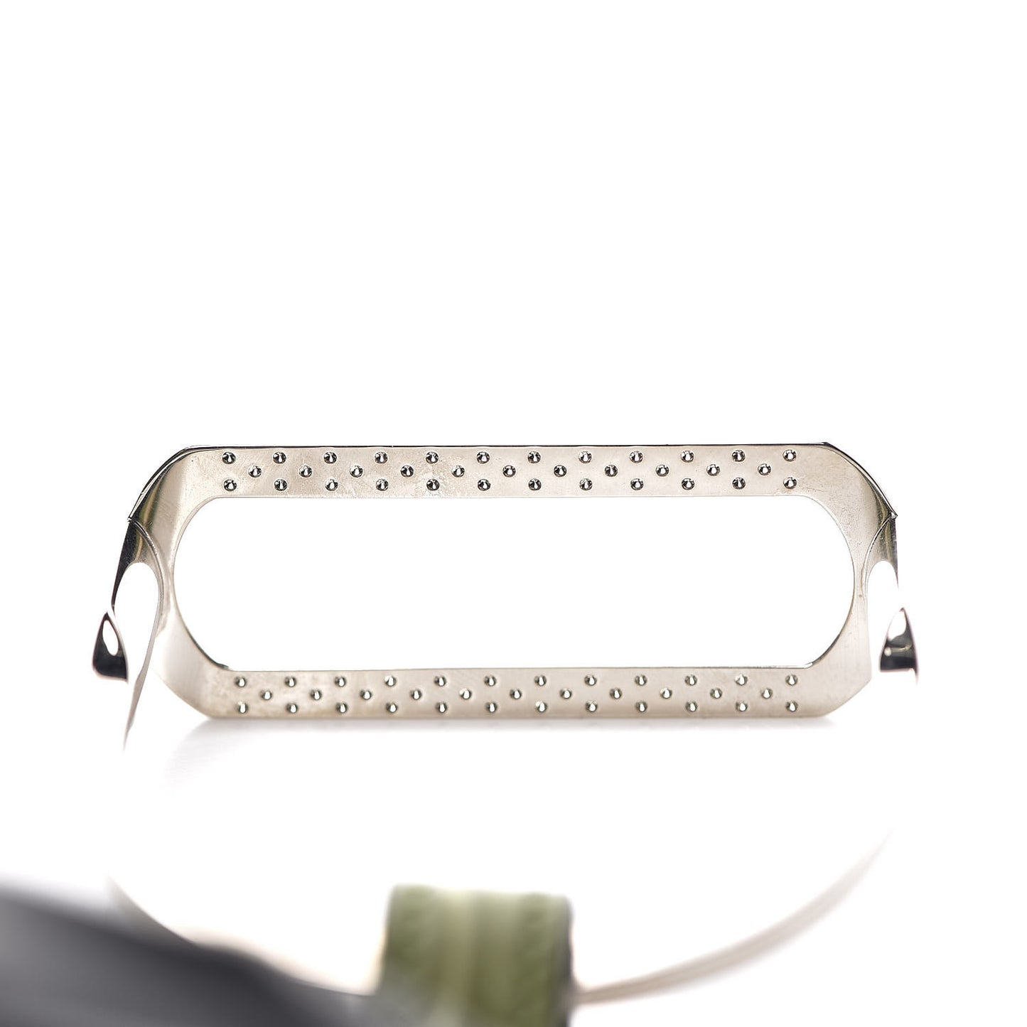 Crocodile Niloticus Ultra Soft Mini Steinkraus Saddle Vert Pelouse