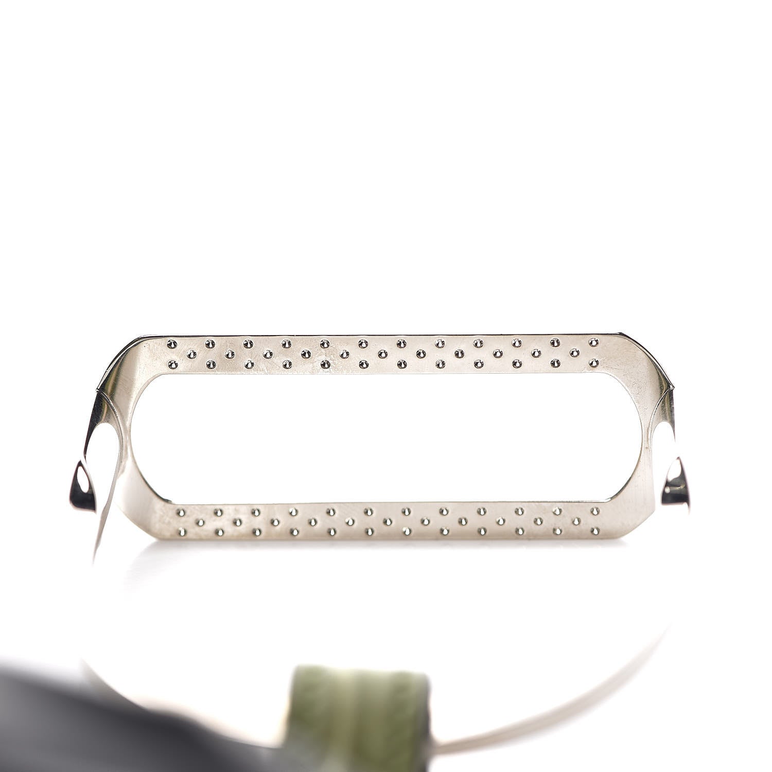 Hermes Crocodile Niloticus Ultra Soft Mini Steinkraus Saddle Vert Pelouse 23 of 34