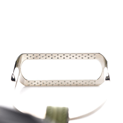 Hermes Crocodile Niloticus Ultra Soft Mini Steinkraus Saddle Vert Pelouse 23 of 34