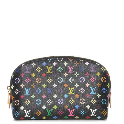 Louis Vuitton Monogram Multicolor Cosmetic Pouch Black Grenade 1 of 7